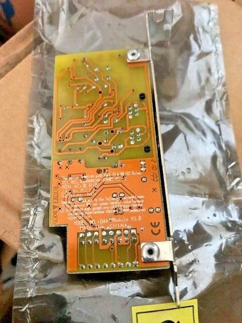 LOT OF 2: VINTAGE DAA MODULE V3.0 56K MODEM CARD – BUYER GET 2 UNIT! RM2