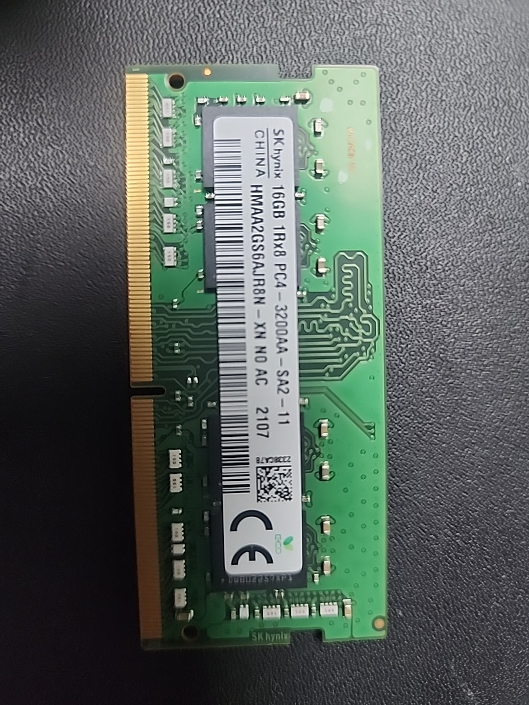 SK Hynix 16GB 1Rx8 PC4-3200AA DDR4 SODIMM Laptop Memory Ram