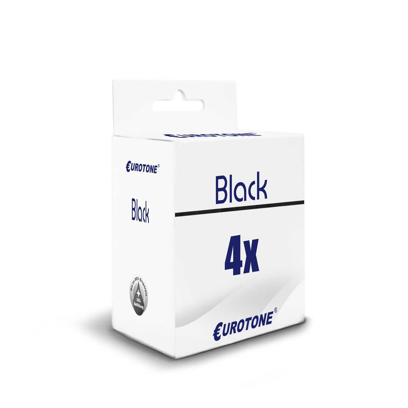 4x Europcart Ink Alternative for Epson WF-4745 DTWF approx. 2,600 / 1,900 Pages