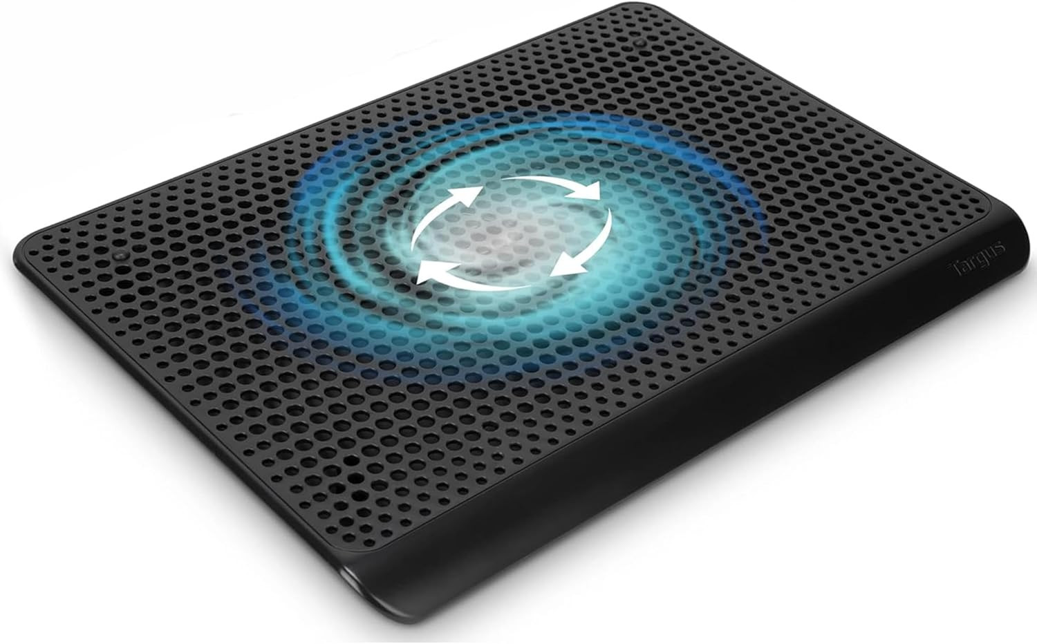 Laptop Cooling Pad, Single Fan, up to 16 Inch, for Macbook/Pc, Black (AW
