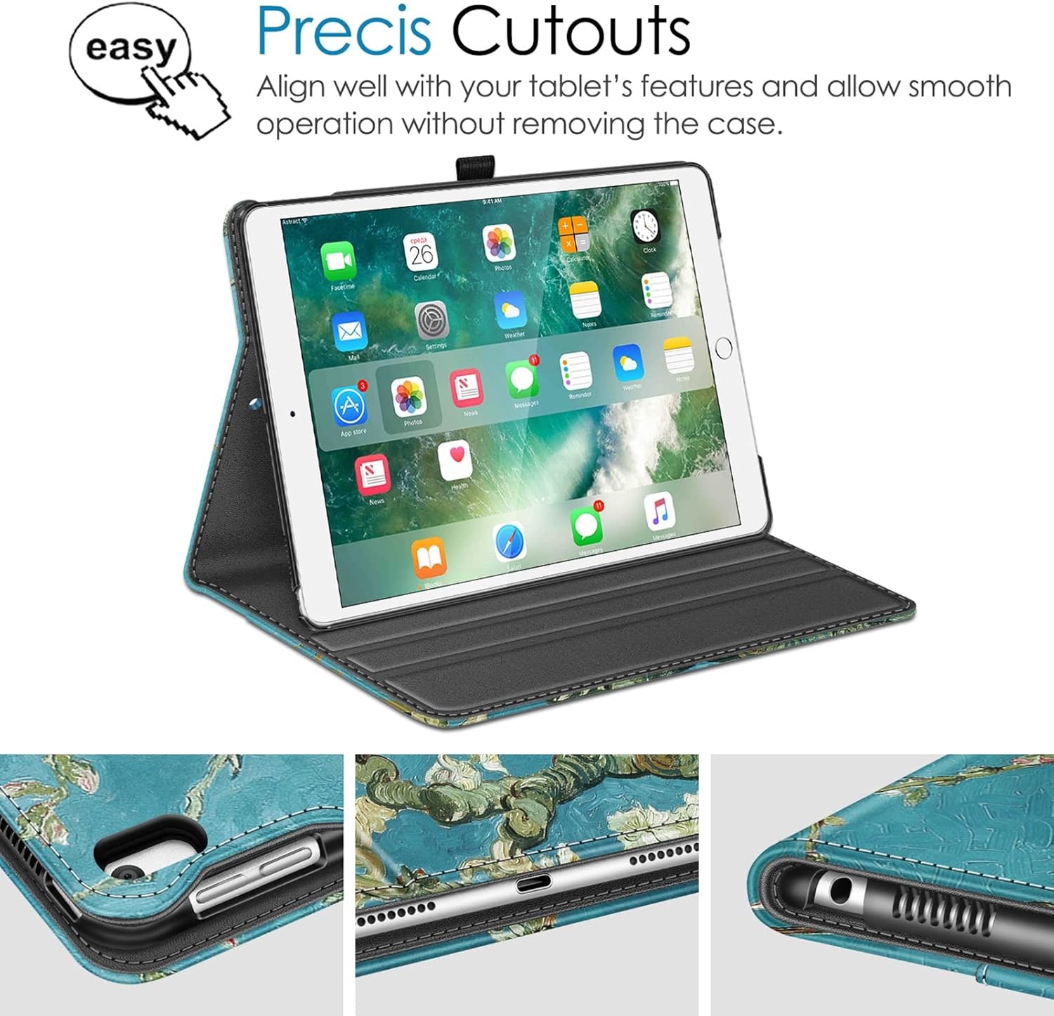 Case for Apple iPad Air 3rd Gen 10.5″ 2019/iPad Pro 10.5″ 2017 Smart Stand Cover