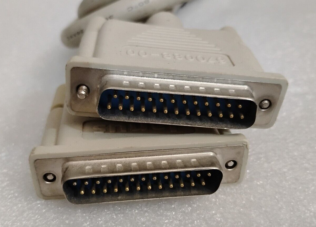 ELTOP 9P98 5′ ft DB25 SCSI Cable 25 Pin Male Male Janus 670088-00 26 AWG