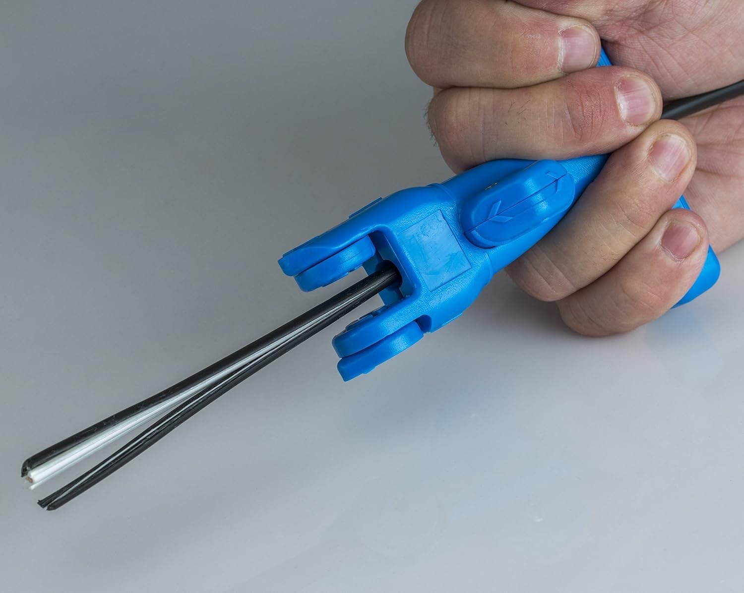 FOD-2000 Fiber Optic Drop Cable Slitter for 0.250″ Flat Cable, Blue