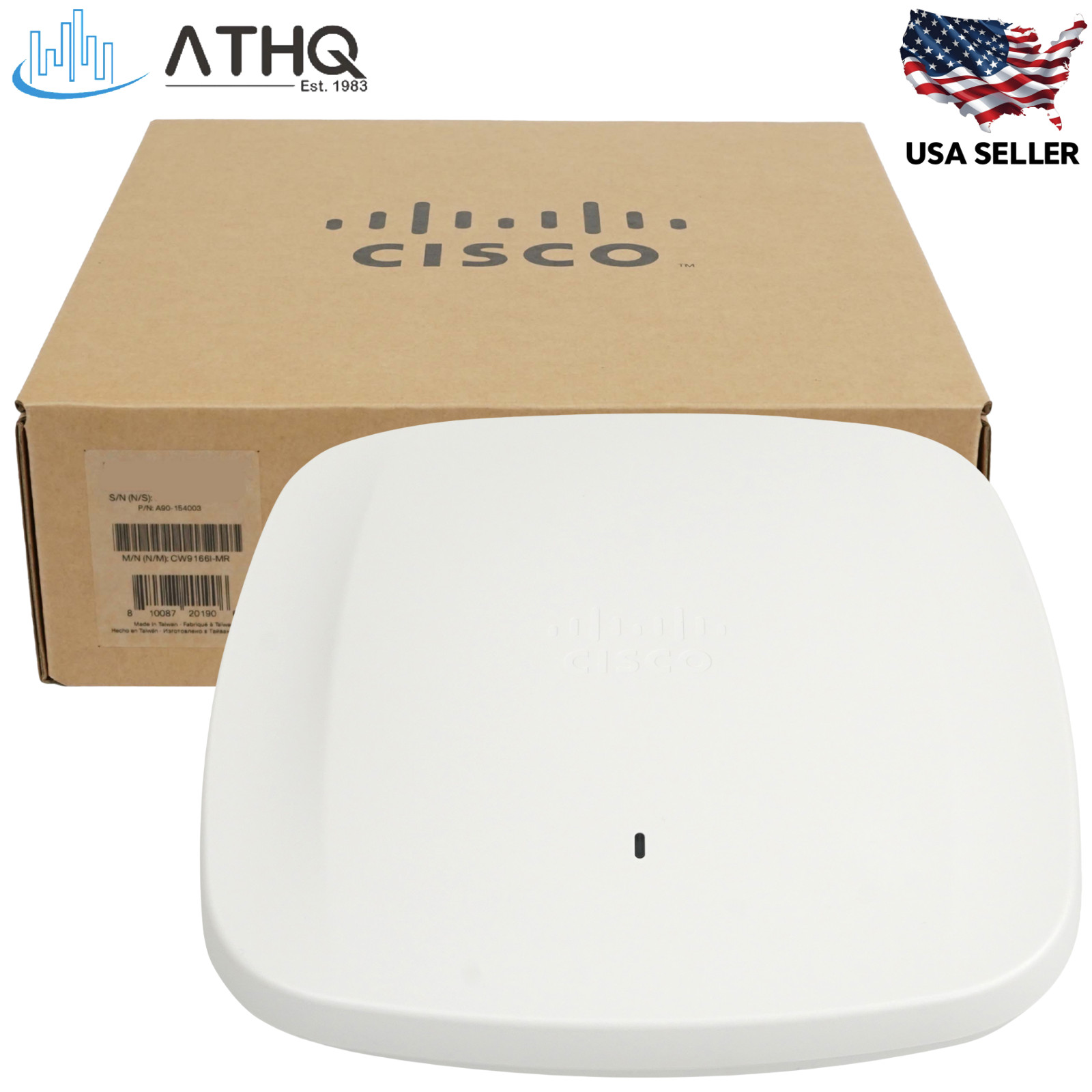 Cisco Meraki Catalyst CW9166I-MR Wi-Fi 6E 7.78Gbps Tri-Band Access Point – NEW