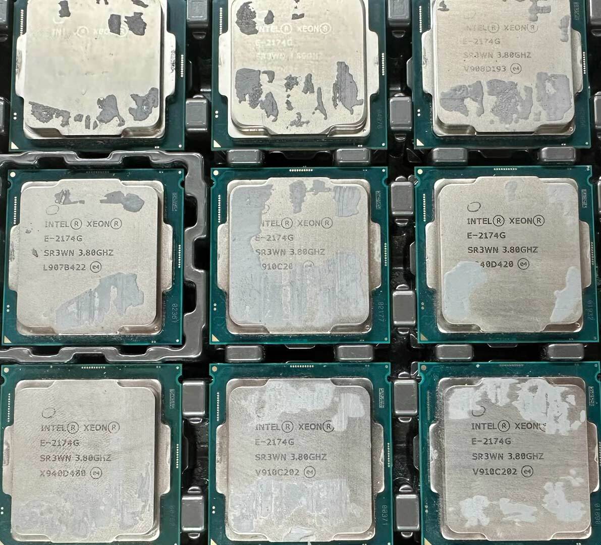 Intel Xeon E-2174G 4-Cores 8 Threads SR3WN 3.80-4.70GHz LGA-1151 CPU processors