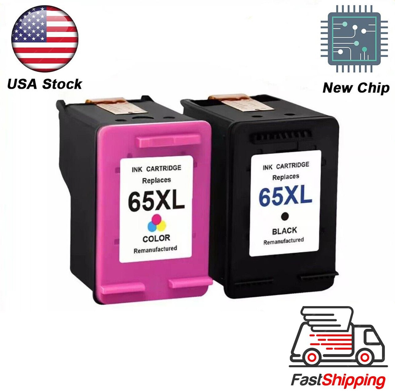 Ink Cartridge for HP 65XL 65 XL DeskJet 2600 2622 2652 3721 3752 ENVY 5052 5055