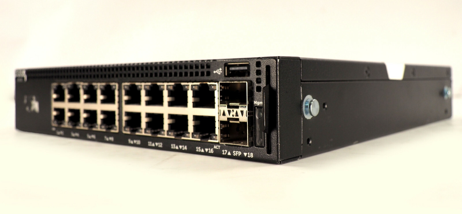 Dell X1018 16 Port Gig 2 X SFP Managed Switch E10W None POE