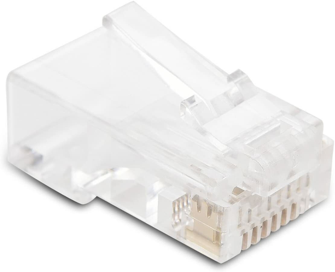 RJ45 Network Cable Modular Plug CAT5e CAT6 UTP Connector End Pass Through EZ Lot