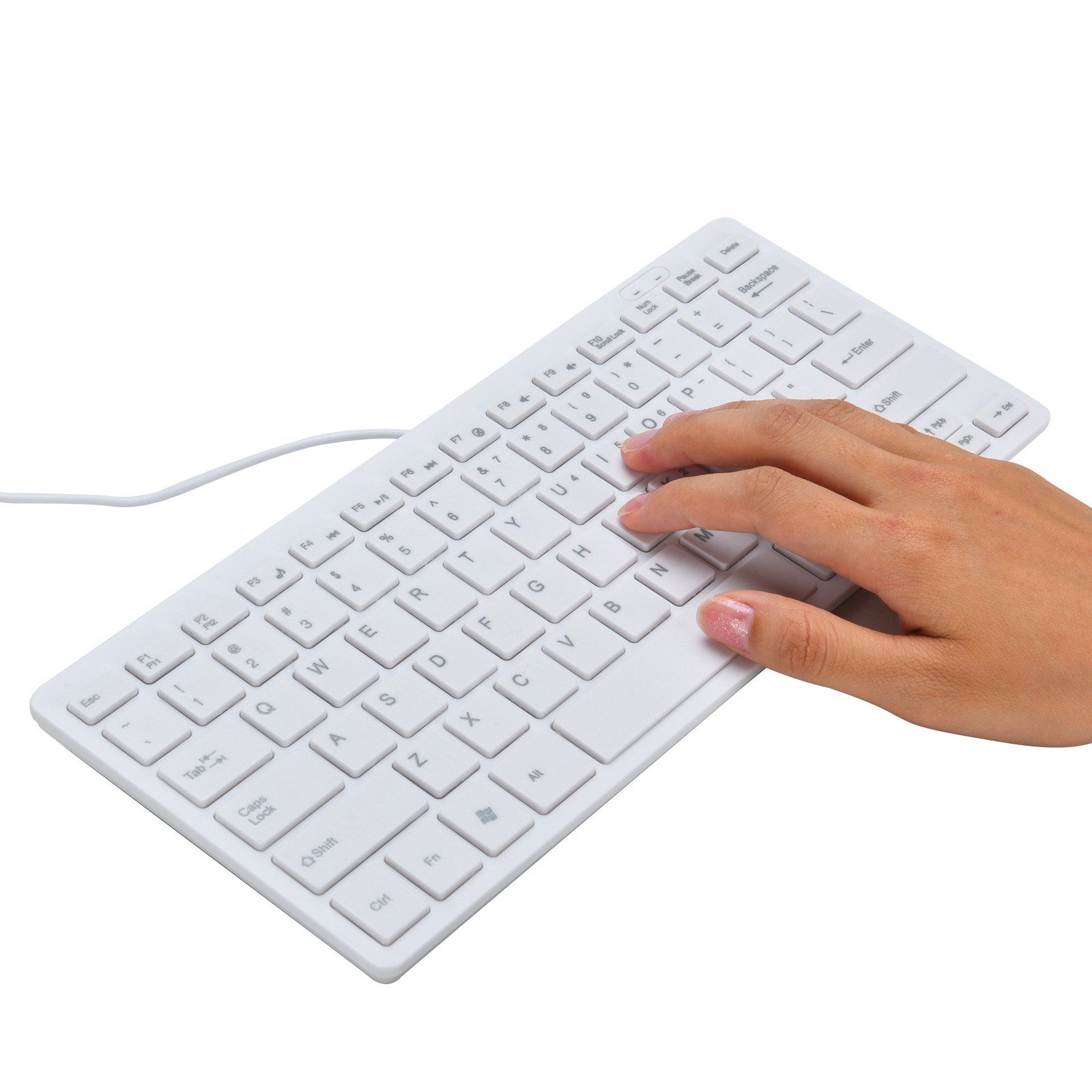 MCSaite Mini 78 Keys Wired Keyboard – with Keyboard Cover Computer keypad for…