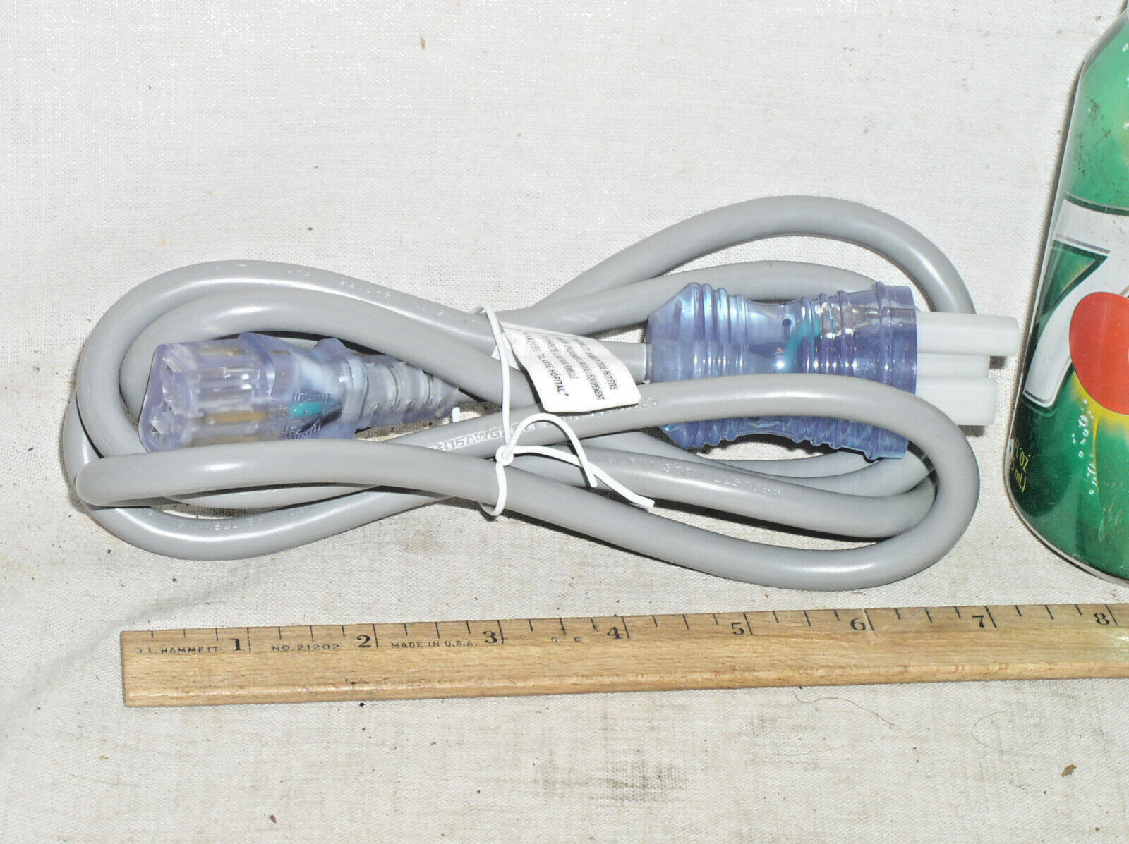 6 FT FEET HOSPITAL GRADE EQUIPMENT POWER CORD C5-15PHG DWO 16/3 13A 0322.072 USA
