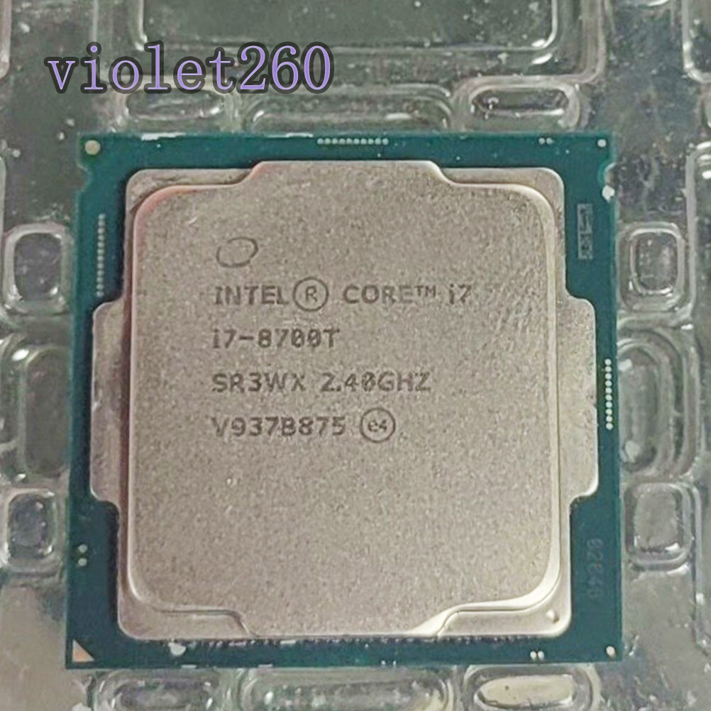 Intel Core i7-8700T SR3WX 2.40GHz 6 Core 12 Threads LGA1151 CPU Processor