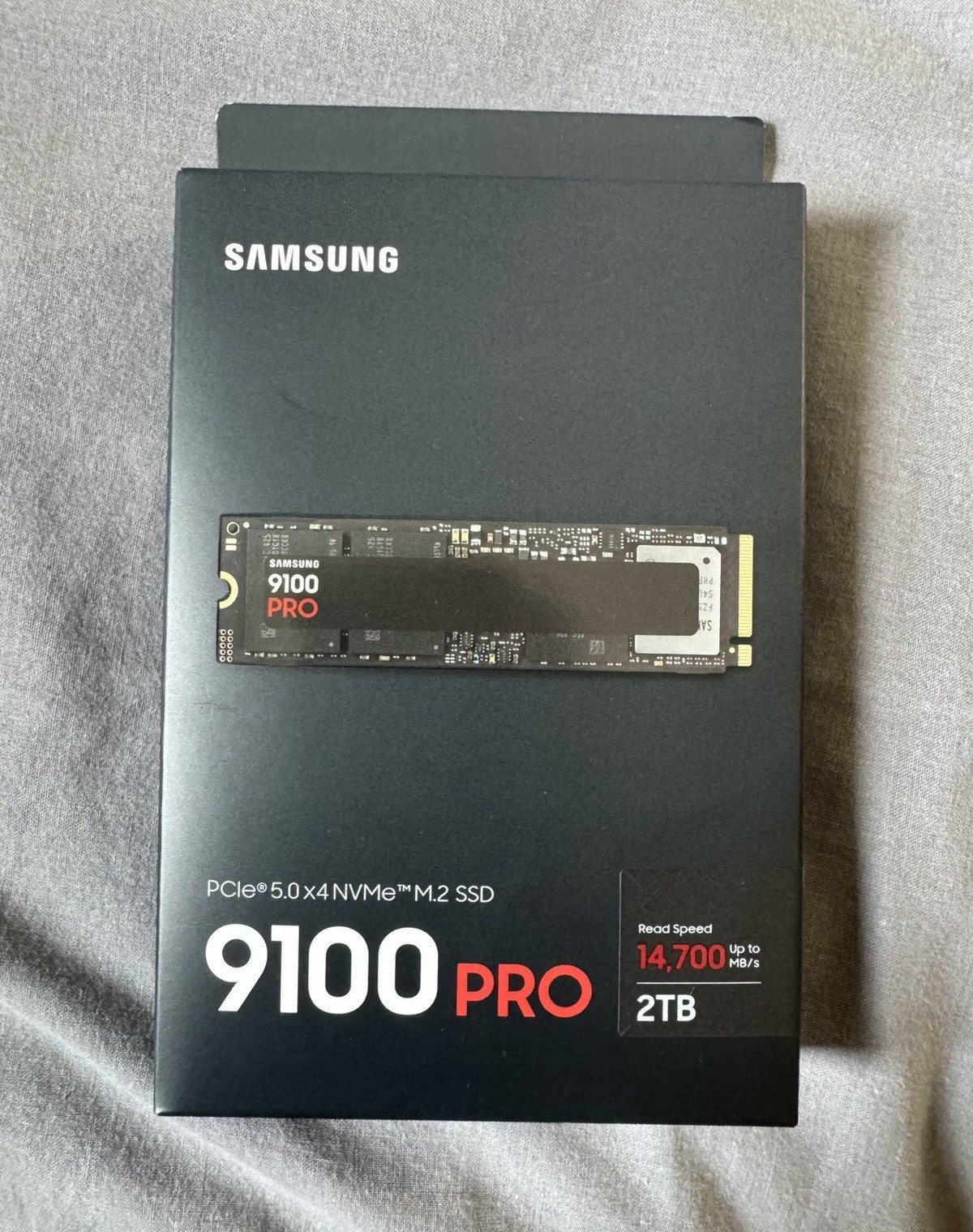 Samsung 9100 PRO 2TB PCIe 5.0 x4 NVMe M.2 Internal SSD 2GB.