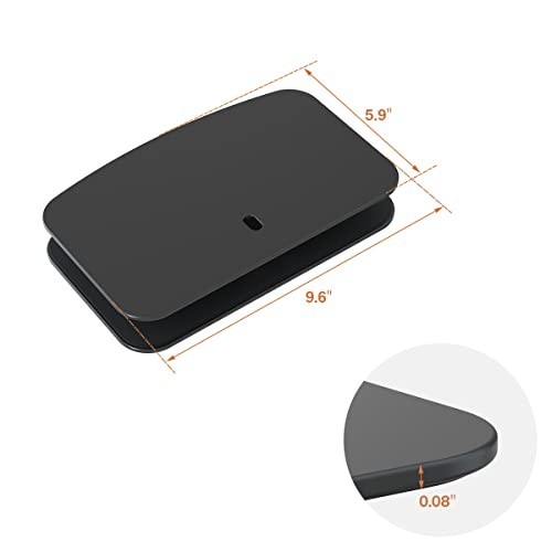 Monitor Mount Reinforcement Plate for Thin, Glass and Other Fragile Tabletop,…