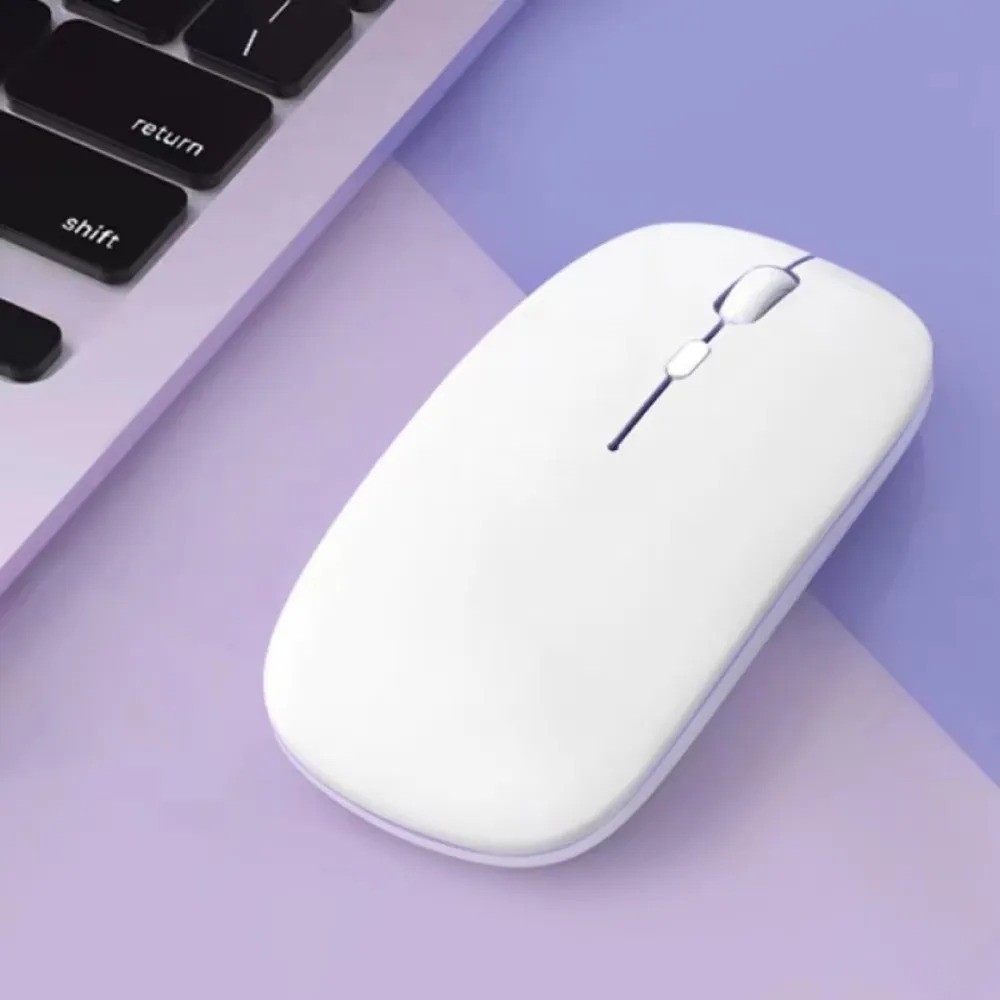 Silent Bluetooth Wireless Mouse Rechargeable Slim Optical Mice for iPad Laptop