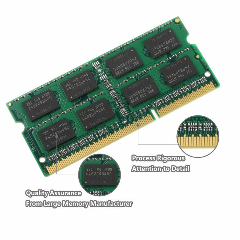 Samsung DDR3 4GB (1x4GB) 1333 MHz PC3-10600S SO-DIMM Laptop Memory 1.5V 204pin