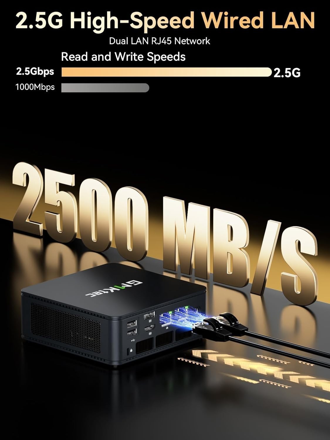 GMKtec Gaming Mini PC M6 Ultra Ryzen 7640HS Up to 5.0GHz 16GB RAM 1TB SSD