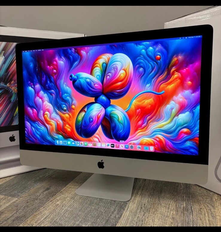 27in Apple iMac Retina 5K Display – 3.8GHz 8-core Intel Core i7-Radeon Pro5500XT