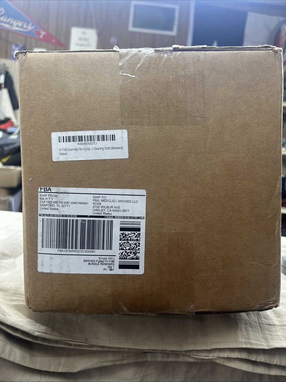 Full Package in Box Fujitsu fi-7160 Color Duplex Scanner