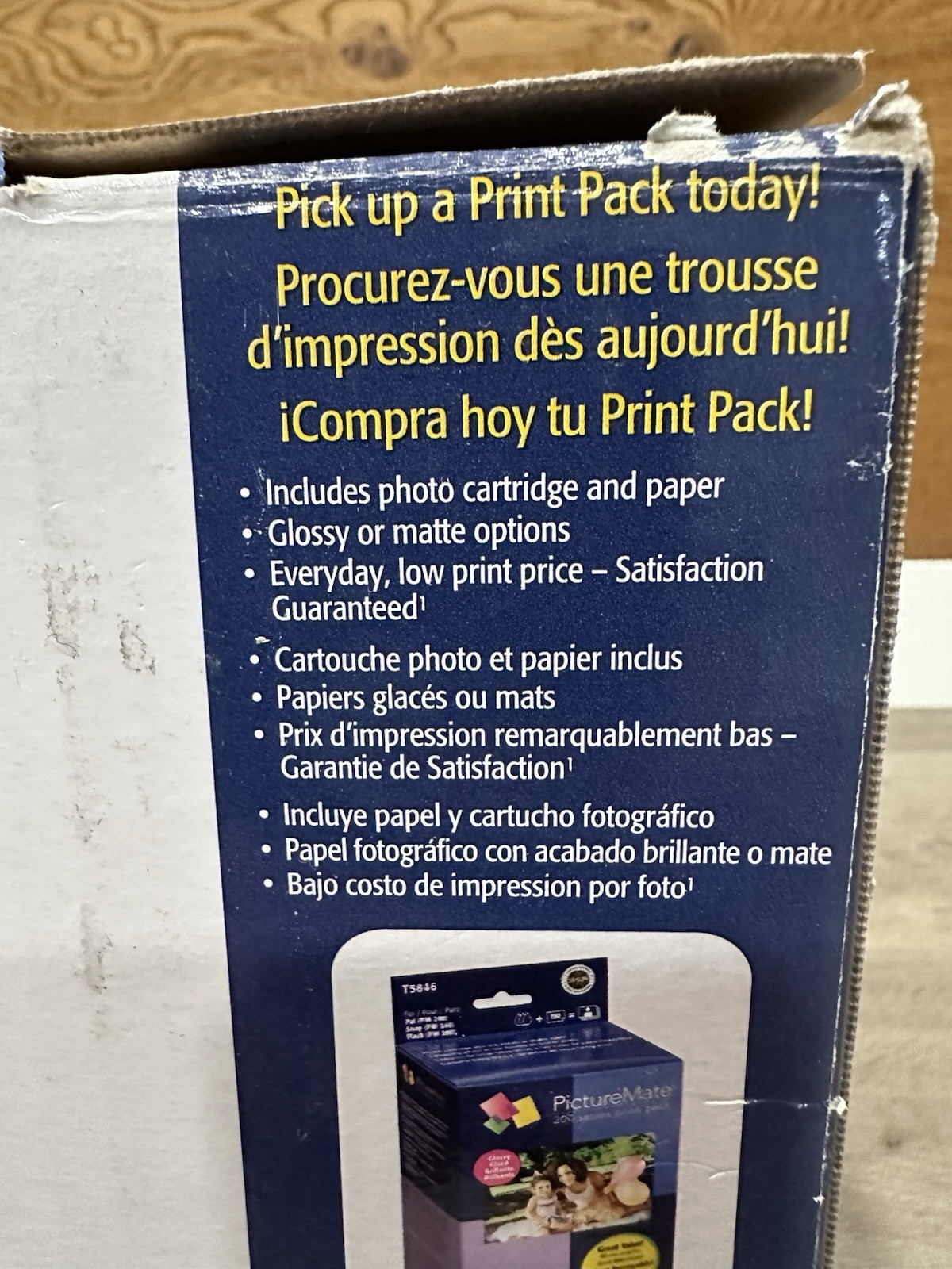 Epson PictureMate Charm PM225 Compact Photo Printer New Open Box Complete