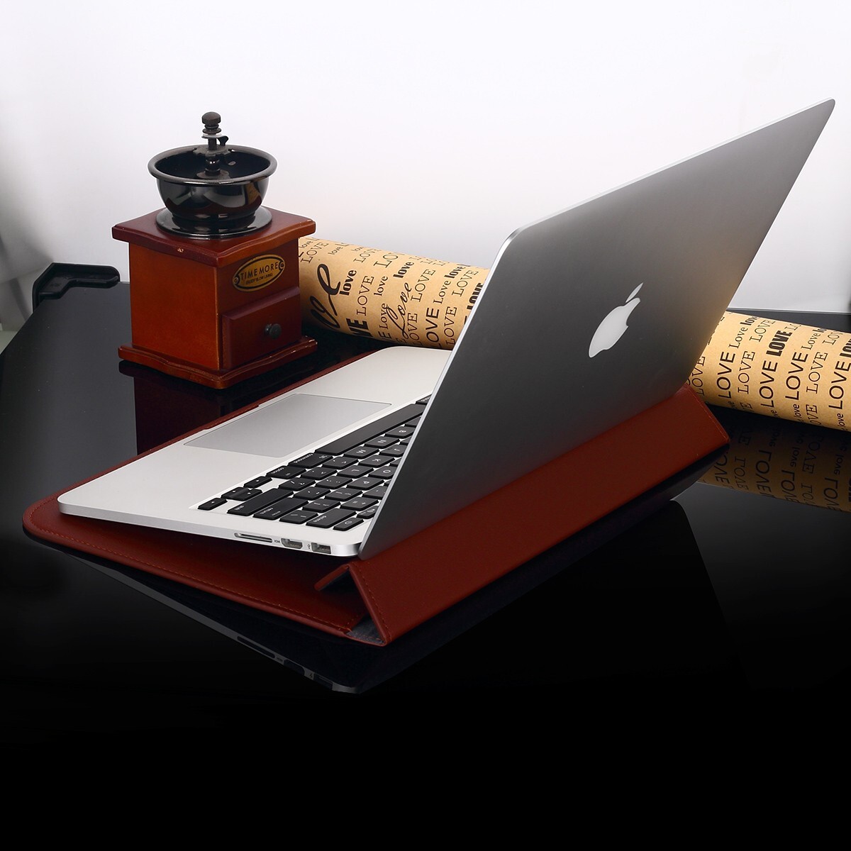Laptop Tab Sleeve Leather Bag Case Stand Cover for MacBook Neo/MacBook Air 13 in