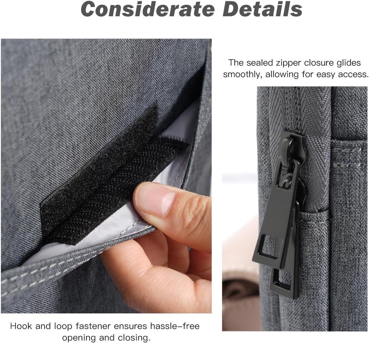 Tablet Sleeve Case 8-9in 9-11in 13in Zipper Pouch Protective Bag Front Pocket