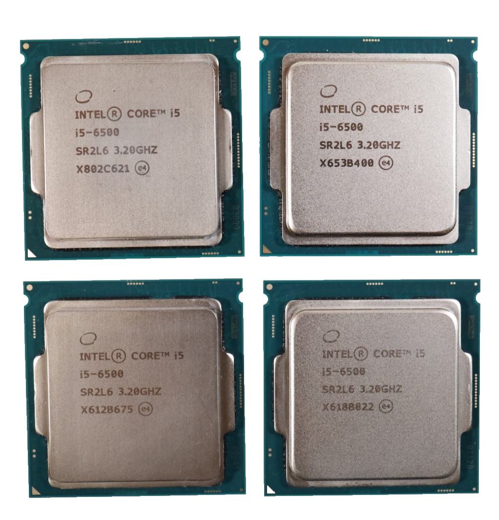 Lot 4x Intel Core i5-6500 3.2GHz Quad Core 6MB 65W FCLGA1151 Processor SR2L6