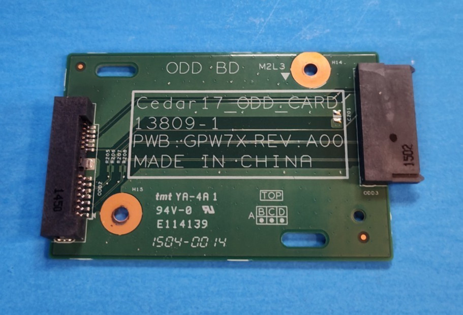 Dell Inspiron 17 5748 Laptop SATA ODD DVD Optical Drive Card Adapter Board GPW7X
