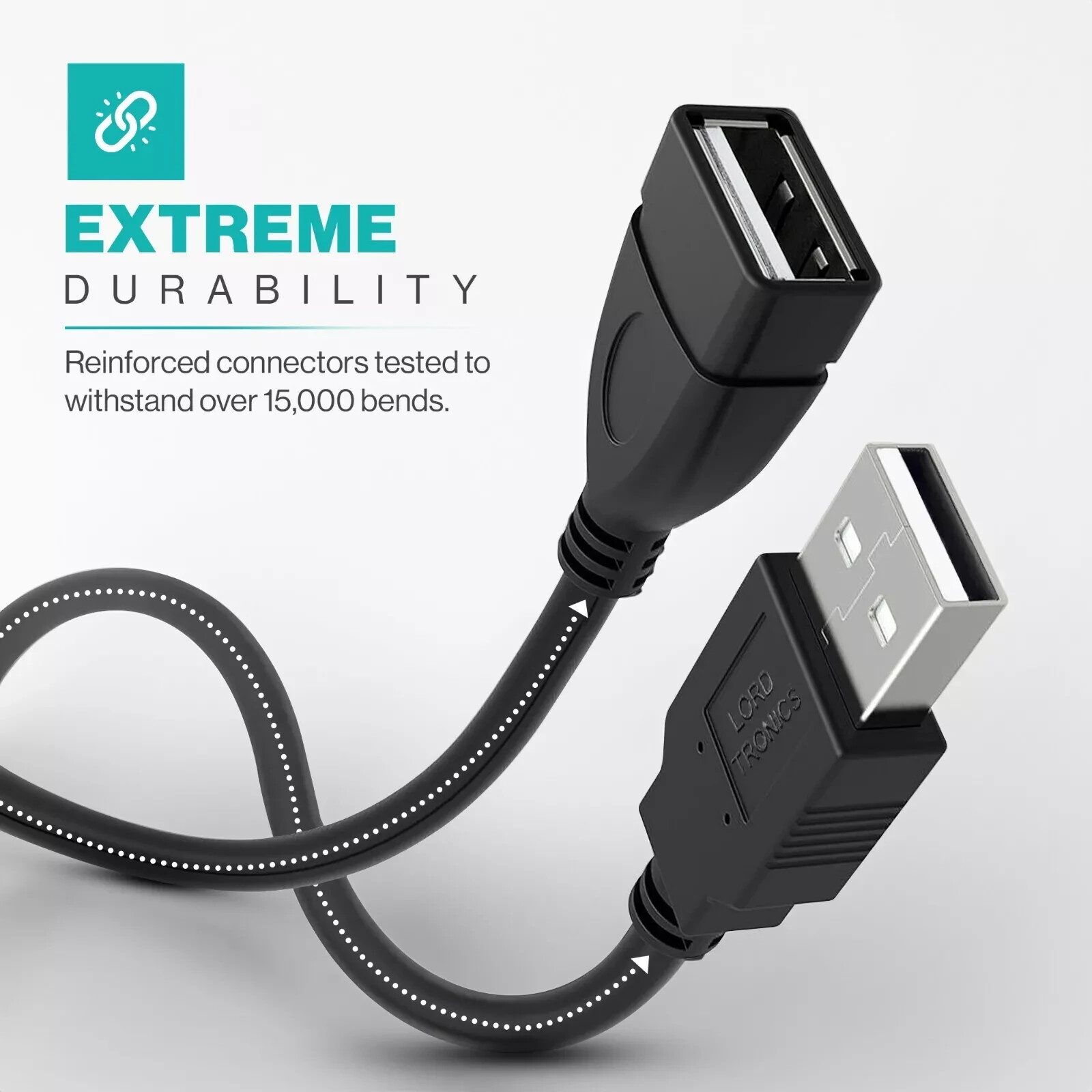 USB Type A Male To Usb Type A Female 3FT 5FT 10FT Extension Cable USB Connector