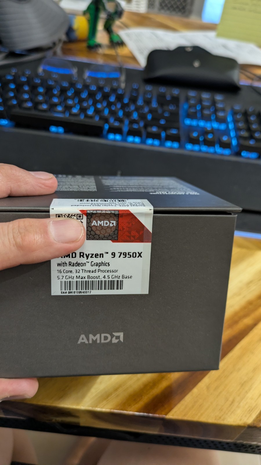 AMD Ryzen 9 7950X Sealed New in Box AM5 16-Core 32-Thread Desktop Processor