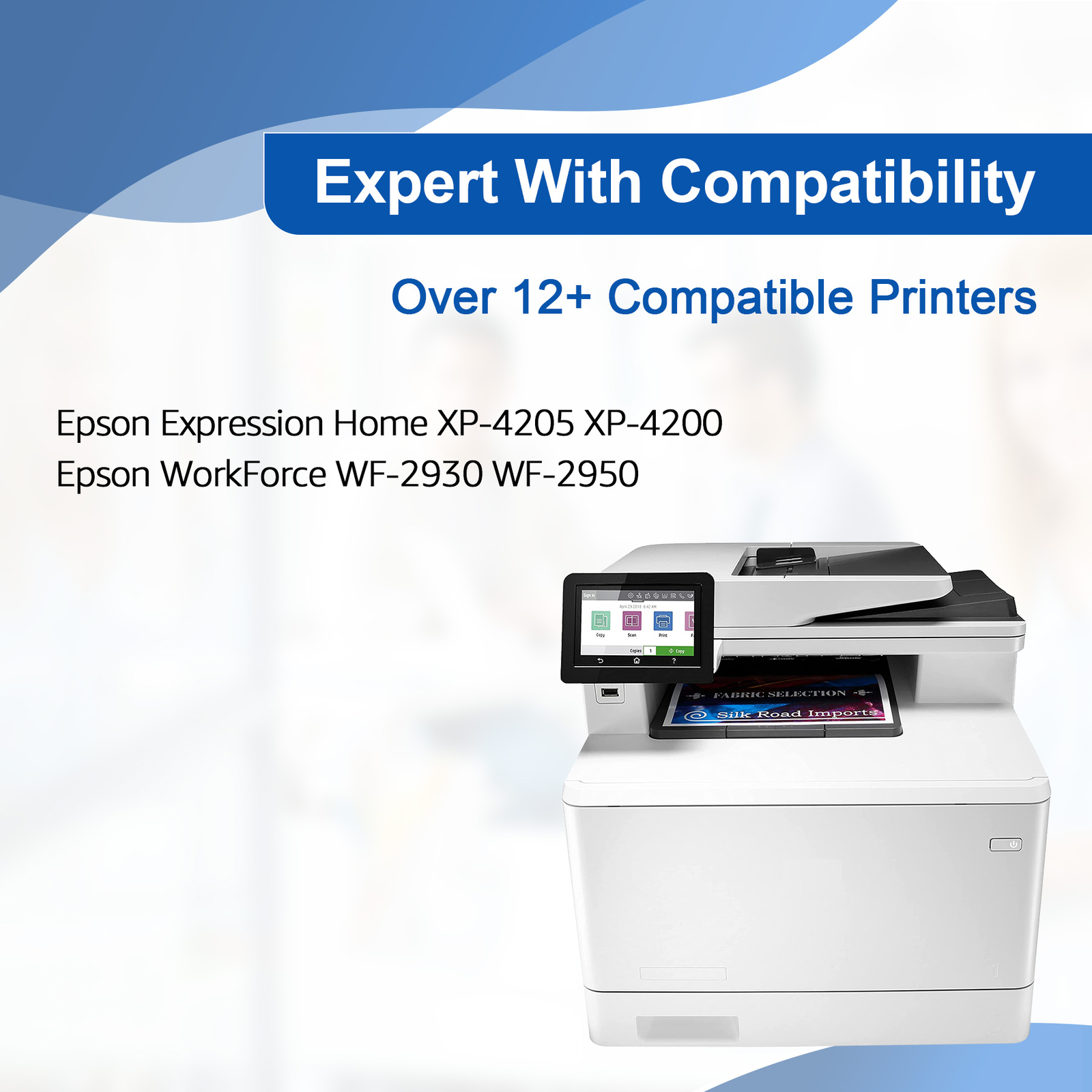 4Pc 232XL Ink Cartridge replacement for Epson WorkForce WF-2950 2930 XP-4205