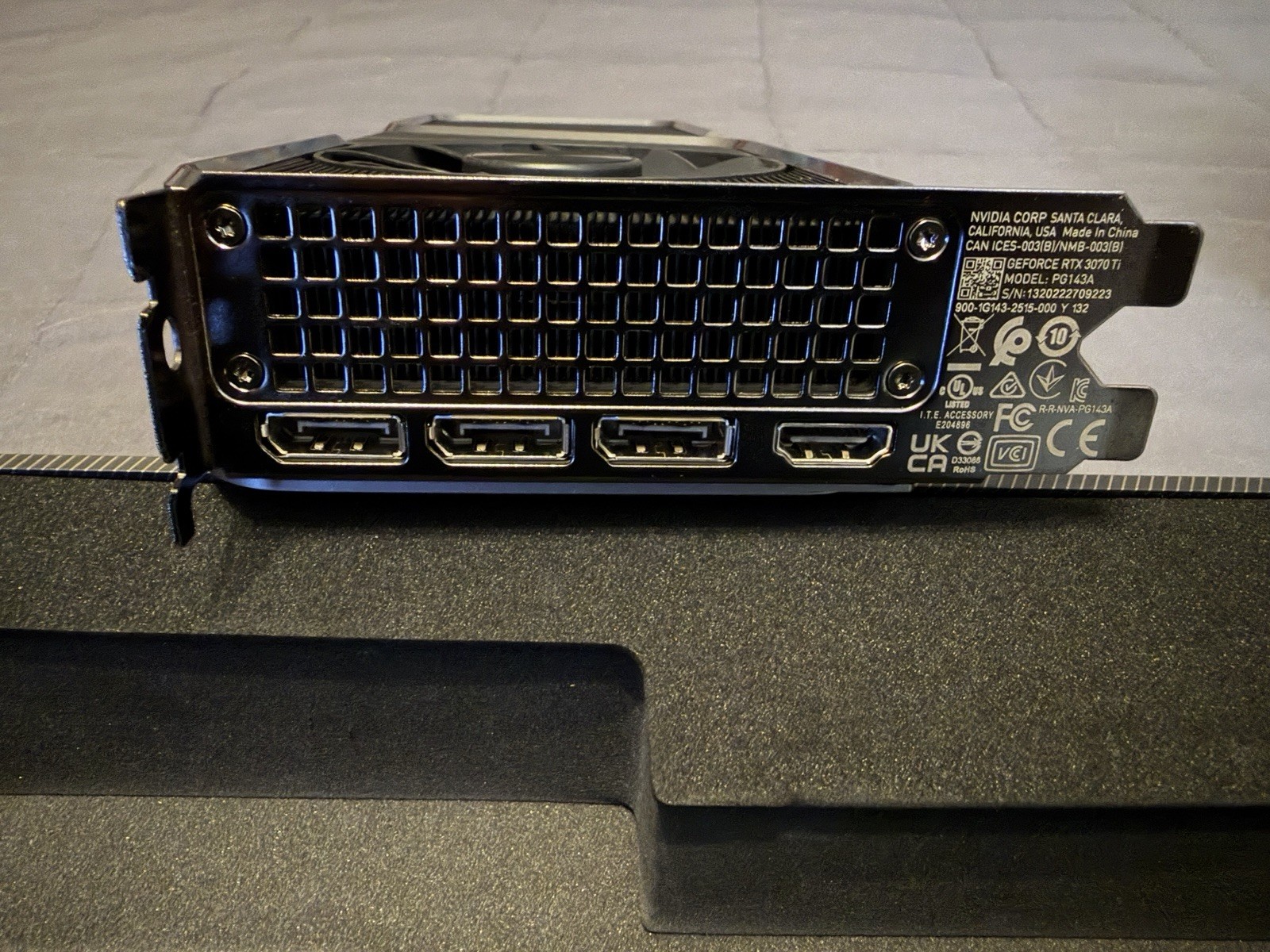 NVIDIA GeForce RTX 3070 Ti Founders Edition 8GB GDDR6 Graphics Card