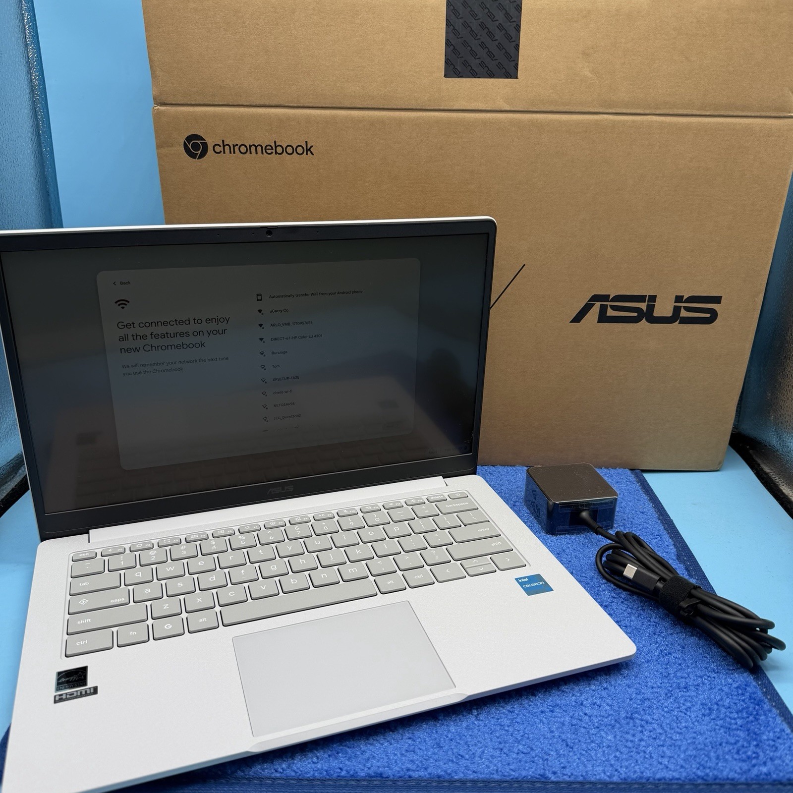 ASUS CX14 14″ FHD Touch Celeron N4500 8GB 128GB eMMC Chromebook CX1405CKA-IS88FT