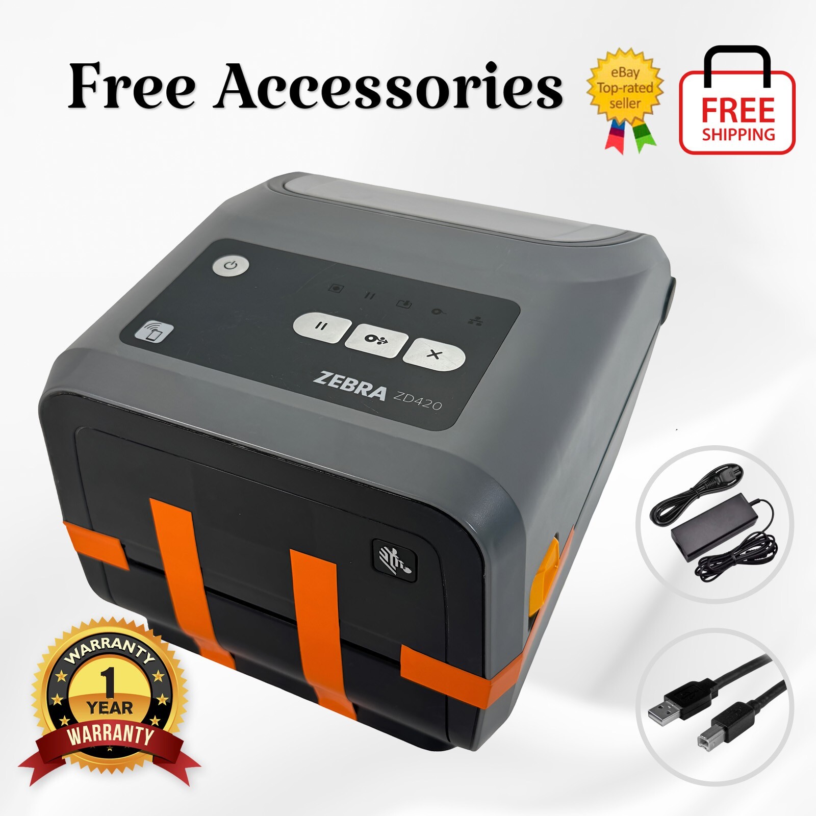 Zebra ZD420 (Earlier Model Than ZD421) DT TT Printer BT WiFi 🔥Extended Warranty