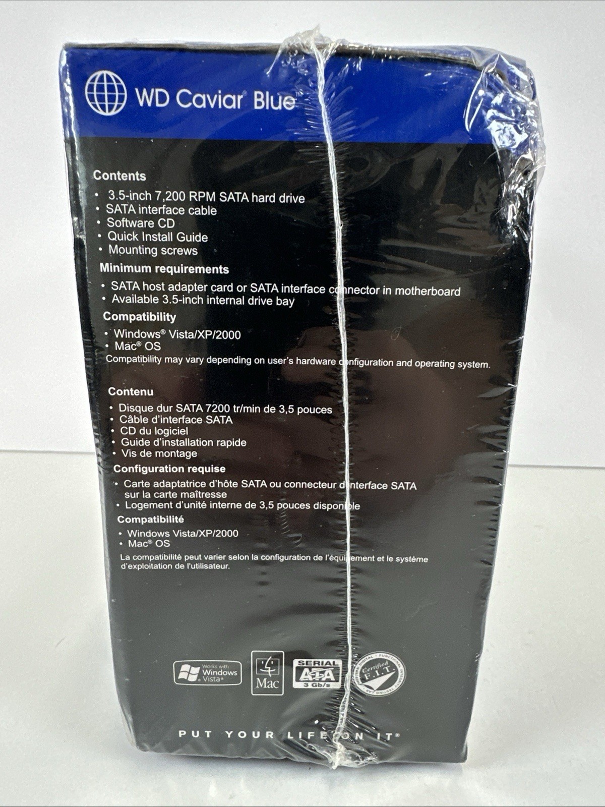 Western Digital Caviar Blue 16 MB 500GB SATA Hard Drive WD5000KSRTL SEALED