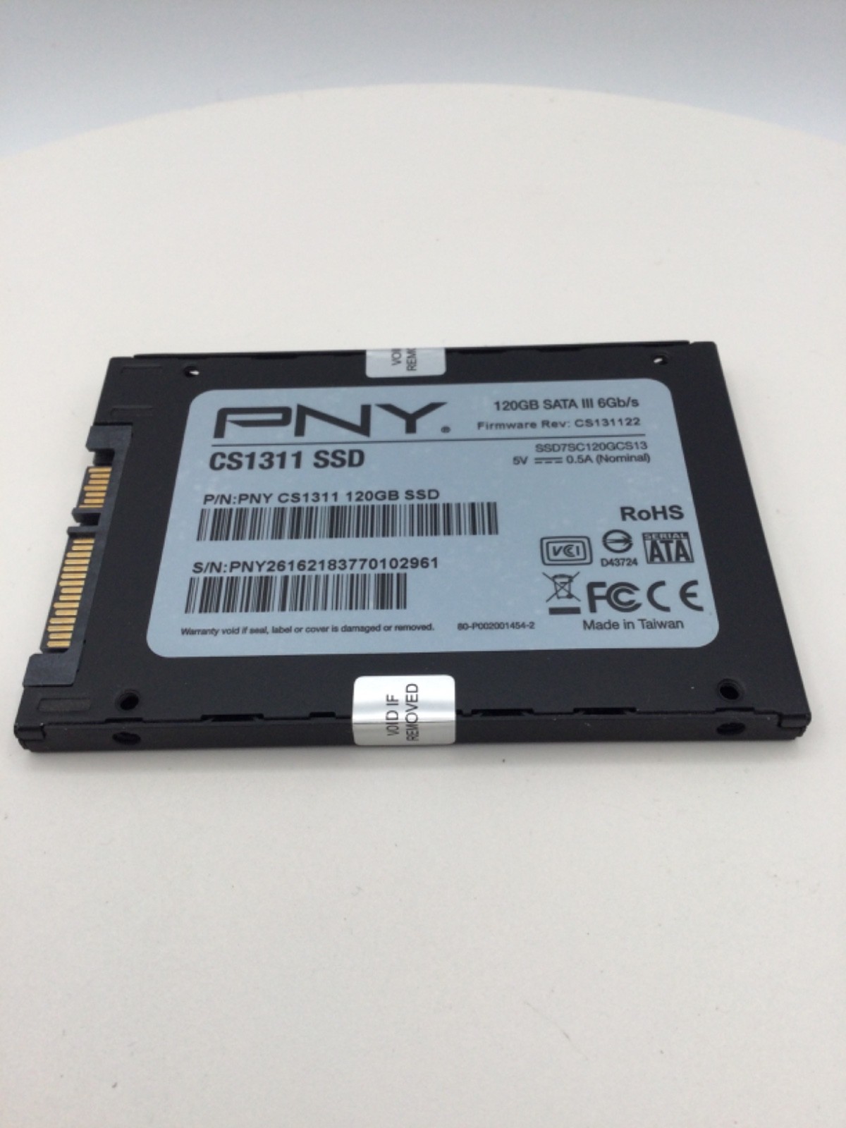 Lot of 3 PNY CS900 120GB SATA III 6Gb/s 2.5″ SSD Tested Wiped & Working