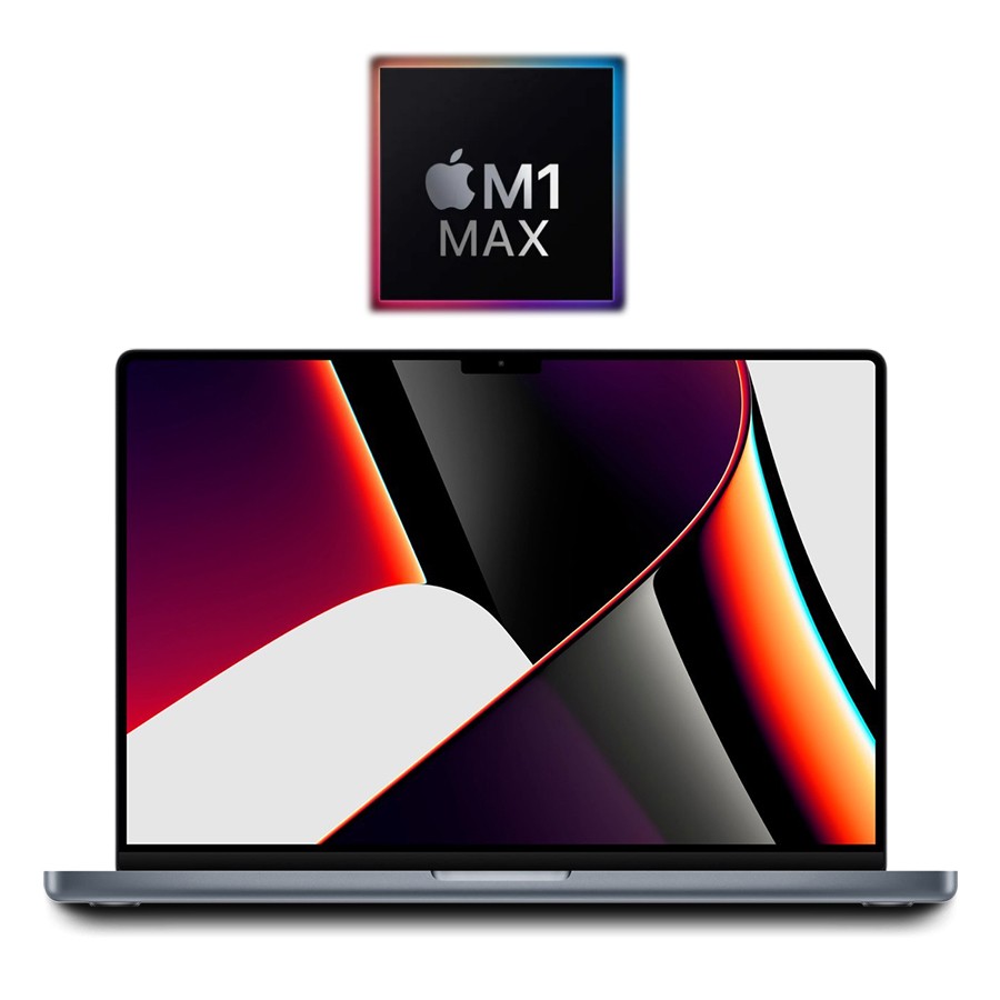 2021 Apple M1 Max MacBook Pro 16.2″ 64GB/1TB (Space Gray) A2485 – w/Warranty