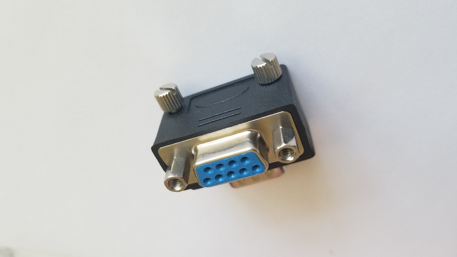 Right Angle 90° DB 9pin DB9 RS232 Male to Female M/F Extension Cable Adapter