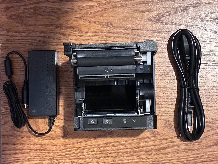 BIXOLON, Q302, RECIEPT PRINTER, USB, ETHERNET, BLACK, POWER SUPPLY
