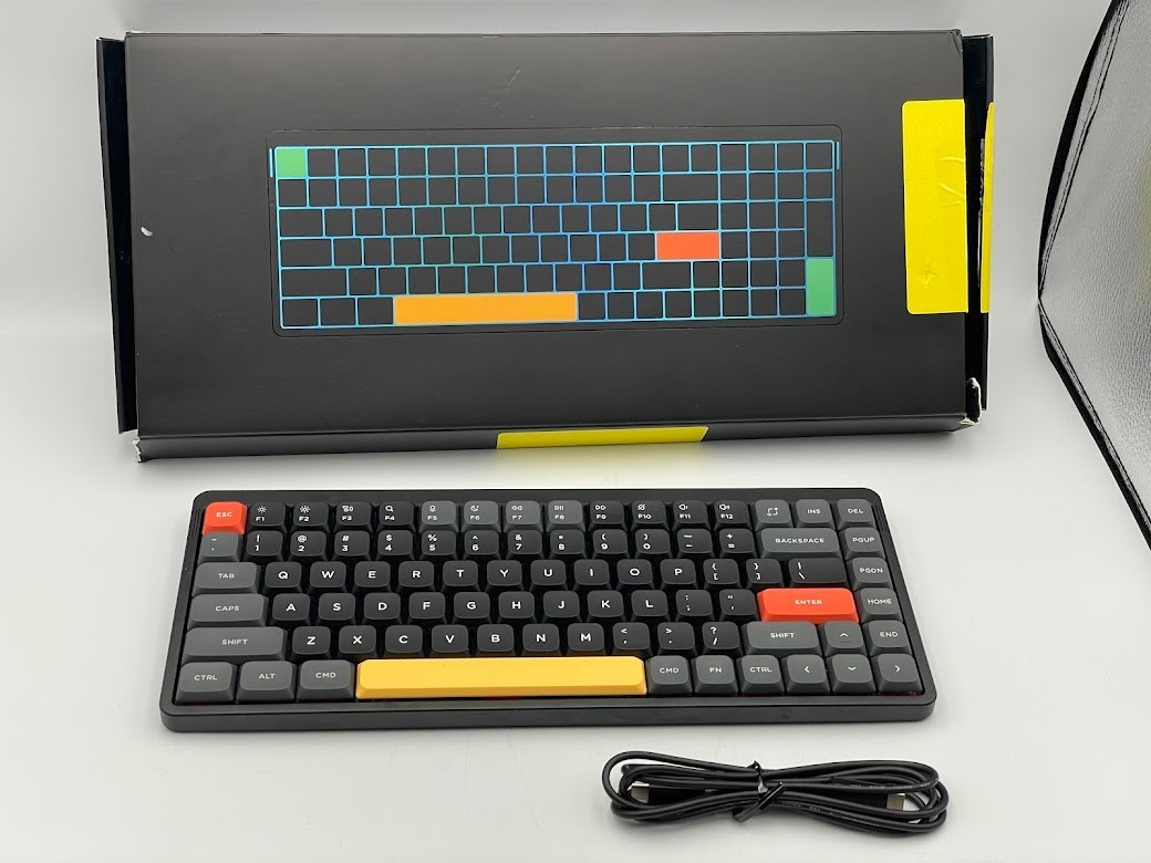 NuPhy Air75 V2 QMK/VIA Wireless Mechanical Keyboard – Black