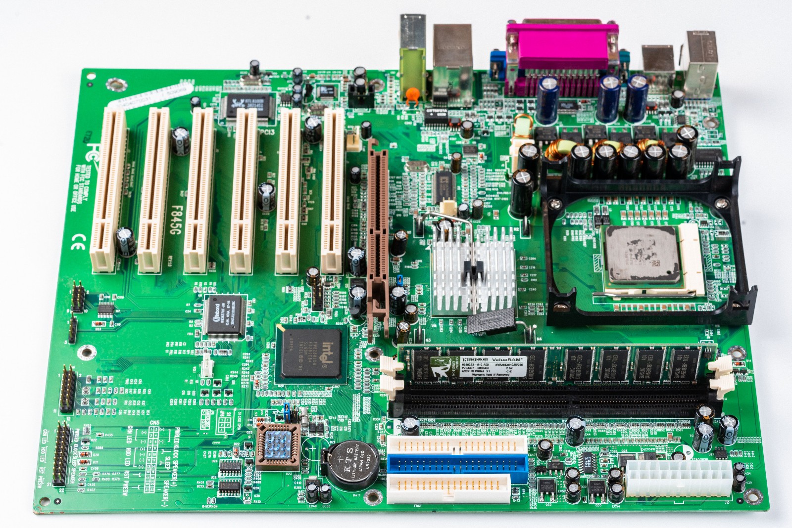 Kontron 886LCD/ATX F845G Socket 478 ATX Motherboard DDR Intel Pentium 4 AGP