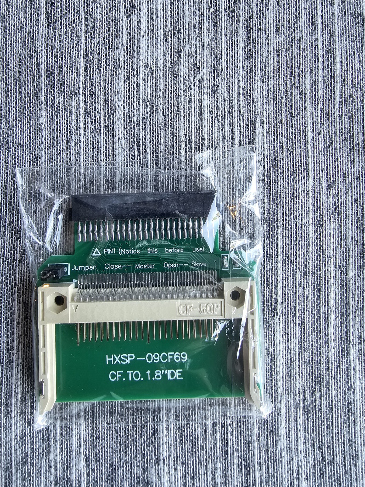 Compact Flash CF Memory Card to 50pin 1.8″ IDE Hard Drive SSD Converter Adapter