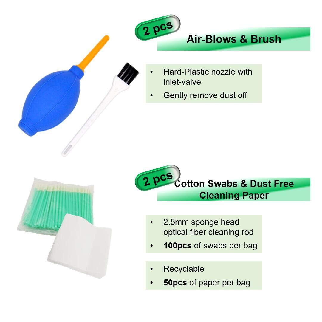 Fiber Optic Cleaning Kit Ftth Optical Fiber Cleaner Tools With Fiber Cleaning Ca