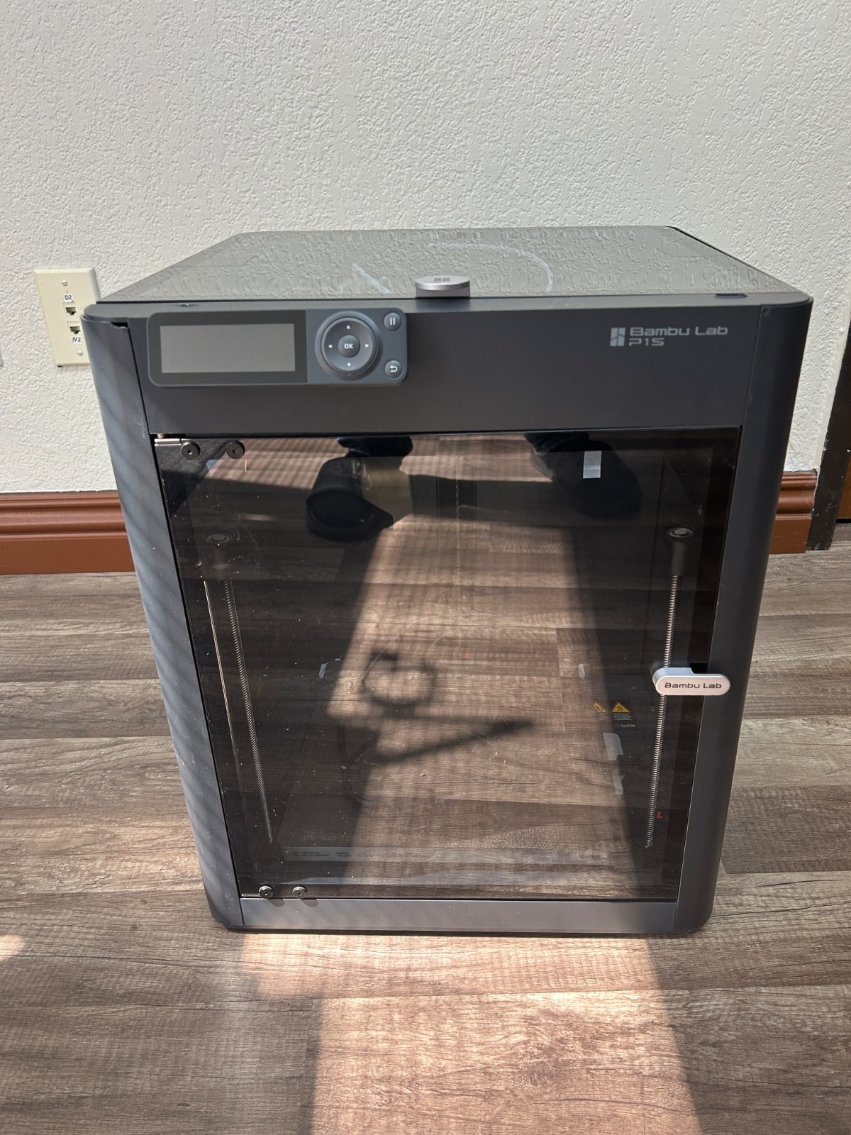 Bambu Lab P1S 3D Printer AMS Multi-Color Printing High Speed Black