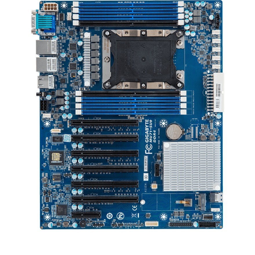 GIGABYTE MU71-SU0 LGA3647 ATX Motherboard Intel Xeon C621 Chipset DDR4 Memory
