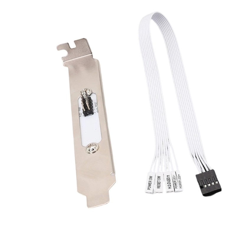 PC Case PCIE Slot Cover With 30Cm Flat Cable Black Or White For MATX