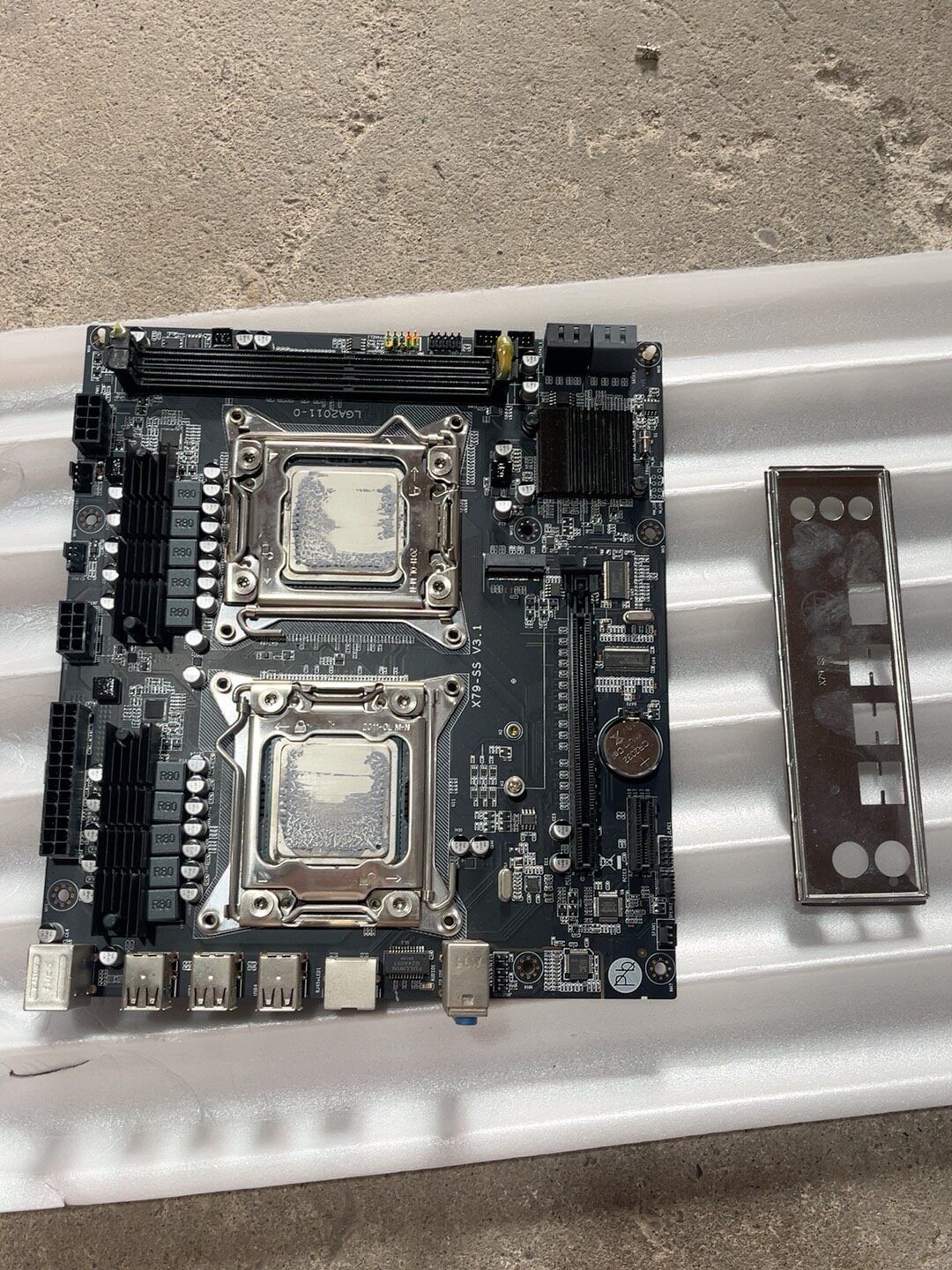 MATX dual socket LGA2011 X79 motherboard Intel chipset C602 Xeon E5 2600 v1 v2