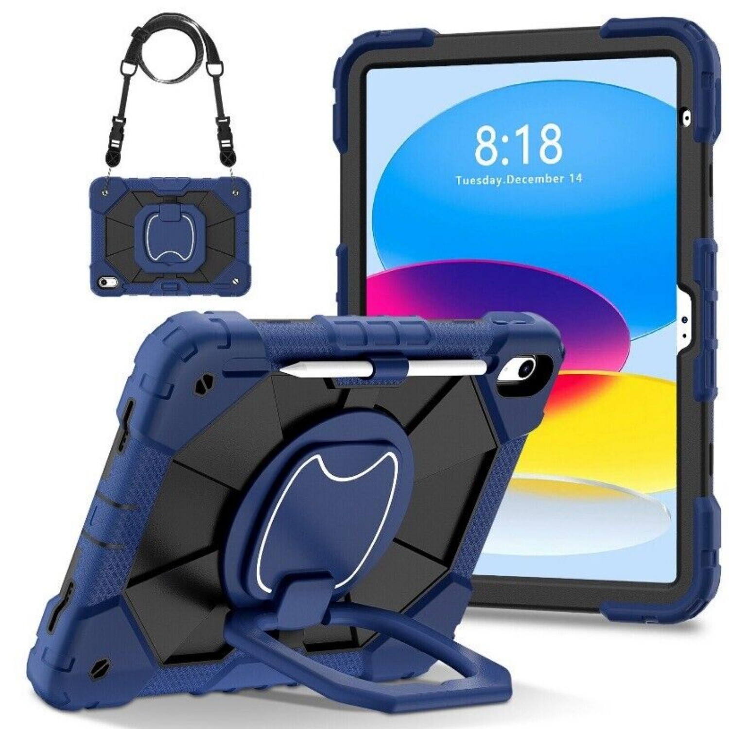 Cover For iPad 10.2″ 7 8 9th / 10.9″ Air 4 5 10th / Pro 11/ Mini Shockproof Case