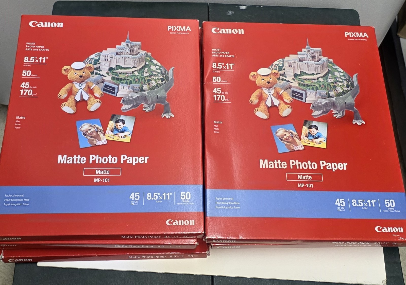 Canon PIXMA Matte Photo Paper (Model MP-101) 7 pack