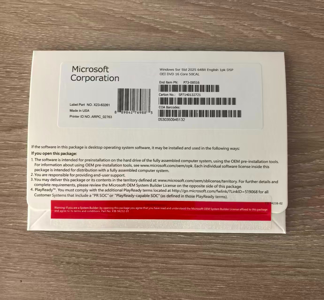 Windows Server2019,2022, 2025 Standard*New Sealed DVD and Product Key*Freeship