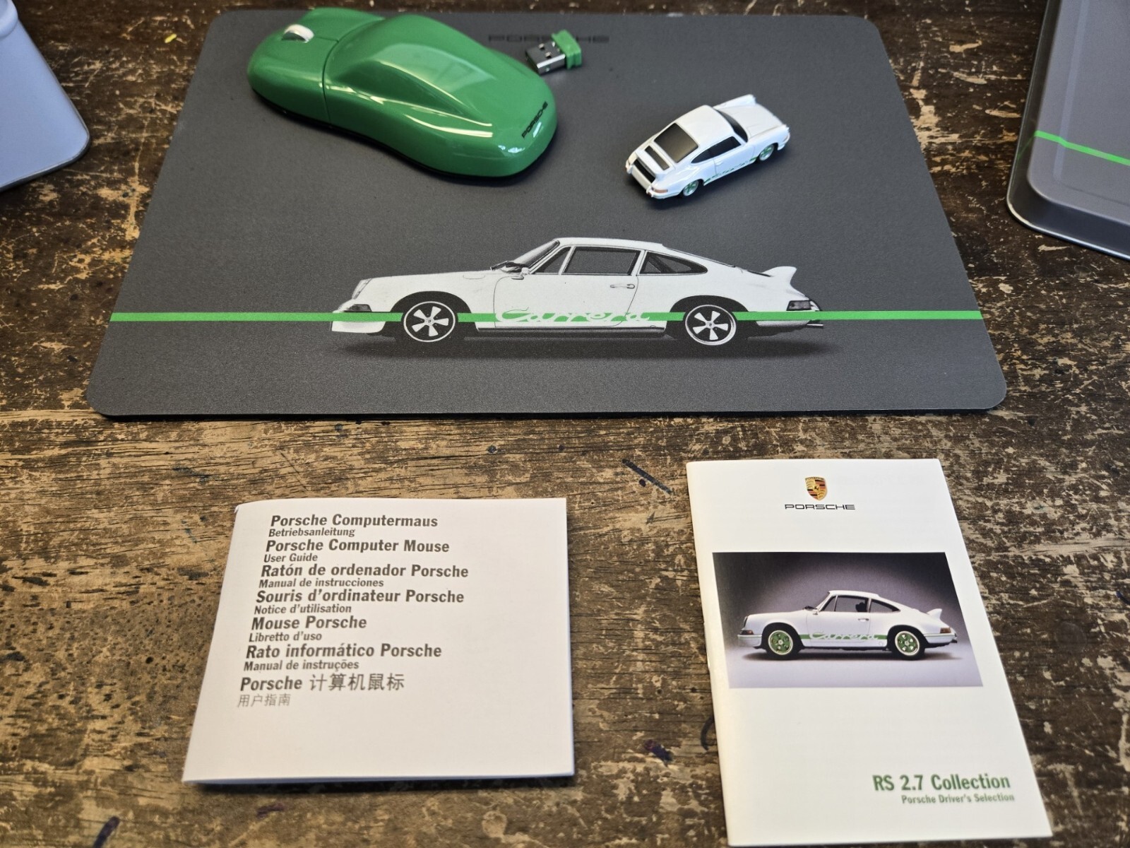 🔥RS 2.7 Collection WAP0508120G Computer Mouse Porsche USB Stick Pad Tin Box OOP